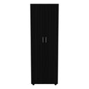 Armoire Organiser, Two Shelves, Rod, Double Door Cabinet Armoire HouseOfZazla