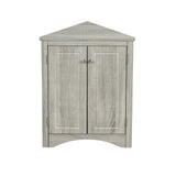 Triangle Bathroom Storage Cabinet With Adjustable Shelves, Freestanding Floor Cabinet For Home Kitchen