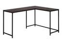 L-Shaped Corner Computer Desk with Contemporary Marble Look HouseOfZazla