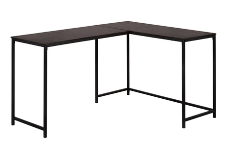 L-Shaped Corner Computer Desk with Contemporary Marble Look HouseOfZazla