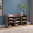 Entryway Shoe Storage Bench, Nine Storage Shelves, Entryway Organizer HouseOfZazla