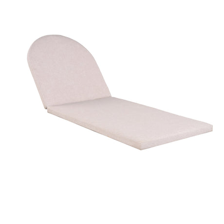 Outdoor Chaise Lounge Chair, Acacia Wood with Adjustable Backrest and Cushion HouseOfZazla