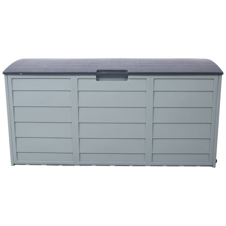 All Weather UV Pool Deck Box Storage Shed Bin with Wheels HouseOfZazla