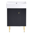 Bathroom Vanity, Combo Cabinet, Bathroom Storage Cabinet, Single Ceramic Sink HouseOfZazla