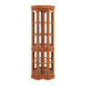 Corner Curio Cabinet With 5 Shelves And Lighting System HouseOfZazla
