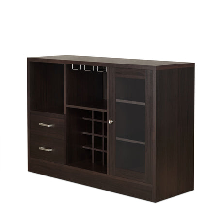 Hazen Wine Cabinet III - Espresso HouseOfZazla