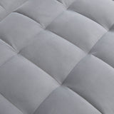 Modern Loveseat Futon Sofa With Pullout Bed, Adjustable Reclining Backrest, Toss Pillows