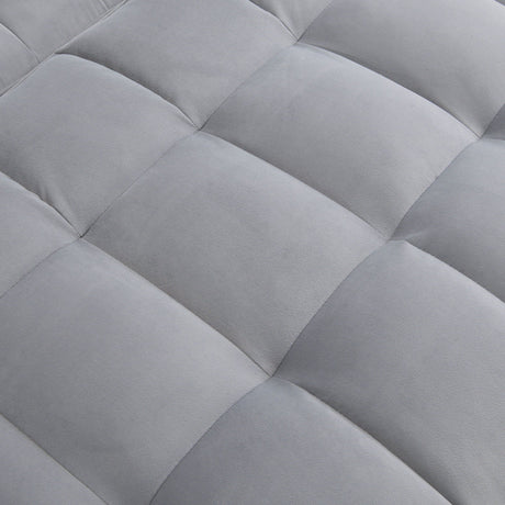 Modern Loveseat Futon Sofa With Pullout Bed, Adjustable Reclining Backrest, Toss Pillows HouseOfZazla