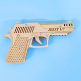 DIY Kit Rubber Band Launcher, Fun Wooden Craft and STEM Toy
