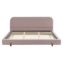 Elegant Upholstered Bed Frame HouseOfZazla