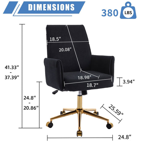 Ergonomic Mid Back Office Chair HouseOfZazla