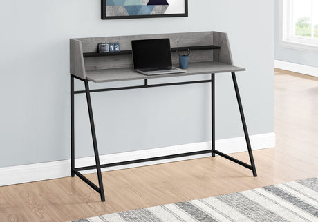 Computer Desk for Home Office with Marble Look and Storage Shelves HouseOfZazla