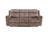 Zubaida Two Tone Recliner Sofa with USB Port and Drop Down Table HouseOfZazla