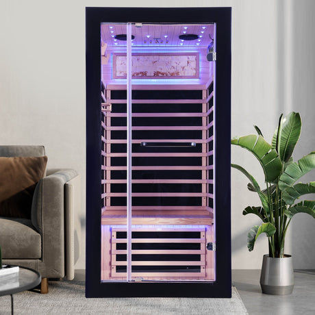 Single-person starlight ceiling lighting sauna HouseOfZazla