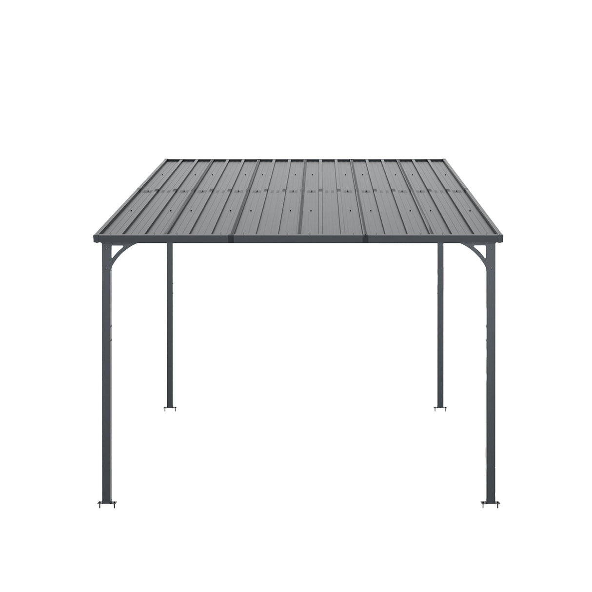 Outdoor Pergola, 10' x 10' Hardtop Gazebo for Yard