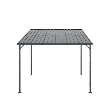 Outdoor Pergola, 10' x 10' Hardtop Gazebo for Yard HouseOfZazla