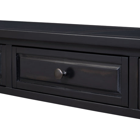 TREXM 63" Long Console Table with Drawers and Shelf HouseOfZazla