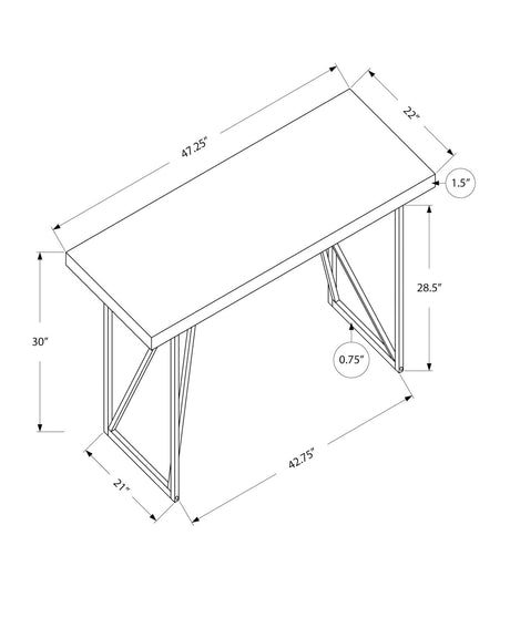 Computer Desk For Home Office Laptop, Contemporary & Modern - White HouseOfZazla