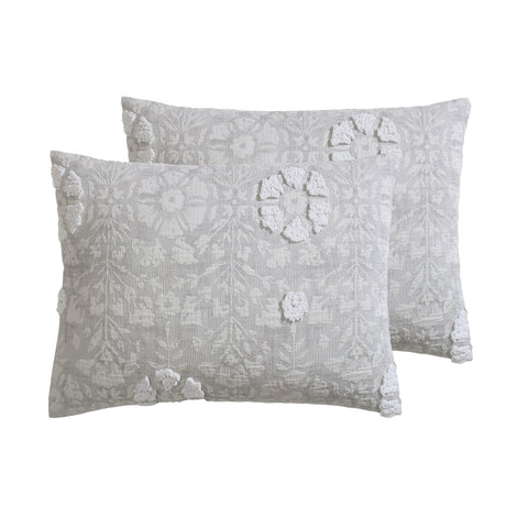 Tacey 5 Pc Textured Woven Jacquard Comforter Set HouseOfZazla
