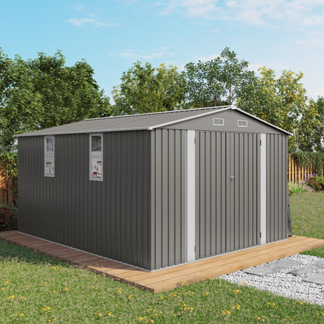 Outdoor Storage Shed With Lockable Doors HouseOfZazla