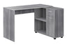Computer Desk, Home Office, Corner, Storage Drawers, L Shape, Contemporary & Modern HouseOfZazla