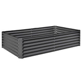 8×4×1.5 ft Galvanized Raised Garden Bed