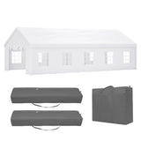 16x32 Ft Party Tent with Removable Sidewalls and Storage Bags