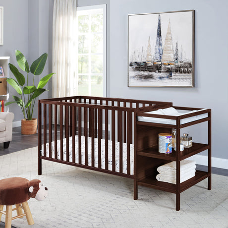Palmer - 3-in-1 Convertible Crib / Changer Combo HouseOfZazla