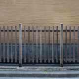 LADECH 4x4 Post Base Holder Ground Spike Use for Concrete Deck - Post Anchor Brackets Metal Black Powder Coated 4 Inches x 4 Inches (Inner Dia 3.5x3.5) 4 Pack LADECH