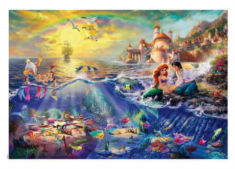 Ceaco - Thomas Kinkade - Disney Dreams Collection - The Little Mermaid - 2000 Piece Jigsaw Puzzle Ceaco