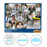 AQUARIUS The Office Cast Collage Puzzle (1000 Piece Jigsaw Puzzle) - Glare Free - Precision Fit - Officially Licensed The Office Merchandise & Collectibles - 20 x 28 Inches AQUARIUS