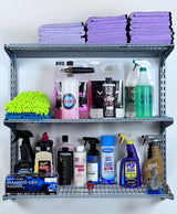 Triton Products 1795 Storability 34-Inch Length by 32-Inch Height Wall Mount Shelving Unit with 3-Wire Shelves, Grey Triton Products