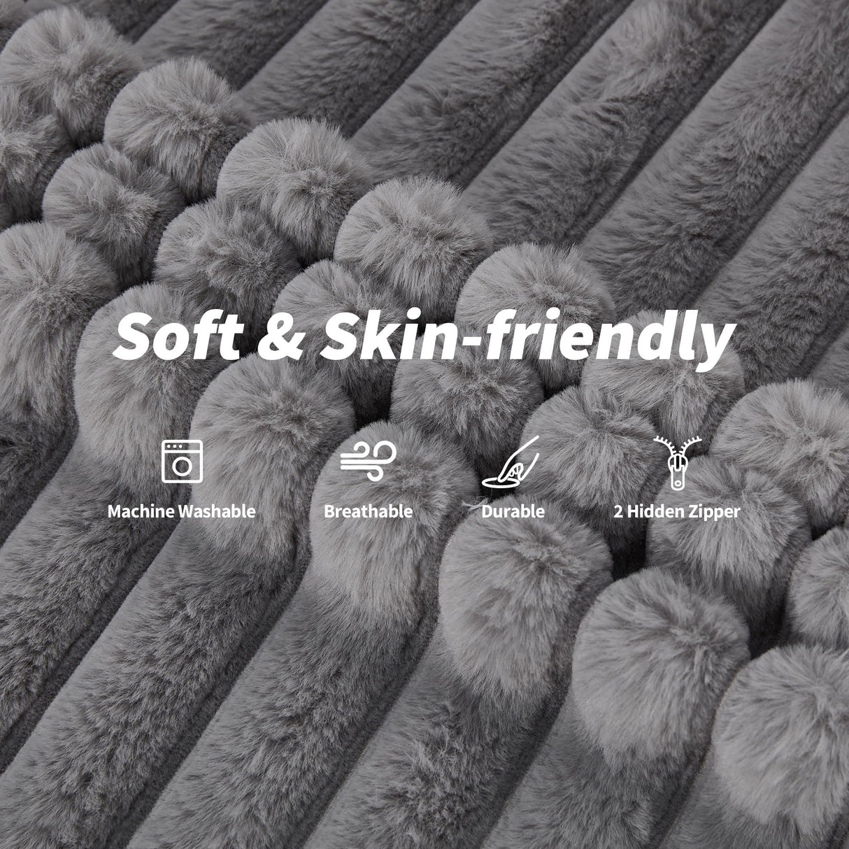 Hobestluk 3 in 1 Bean Bag Chair Giant Bean Bag Chairs Convertible Bean Bag Floor Cushion with Machine Washable Cover, Beanbag Chairs for Adult (Grey) Hobestluk