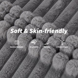 Hobestluk 3 in 1 Bean Bag Chair Giant Bean Bag Chairs Convertible Bean Bag Floor Cushion with Machine Washable Cover, Beanbag Chairs for Adult (Grey) Hobestluk