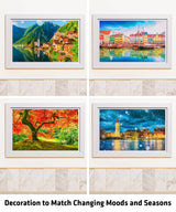 Pintoo Jigsaw Puzzle Frame Tailor-Made for Pintoo's 300 Pieces Puzzle ONLY - Cool Gray - Effortless & Toolless Assembly NO Glue Required [W1024] Pintoo