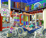 SUNSOUT INC - Queenie's Quiltery - 1000 pc Jigsaw Puzzle by Artist: Bigelow Illustrations - Finished Size 23" x 28" - MPN# 31550 SunsOut