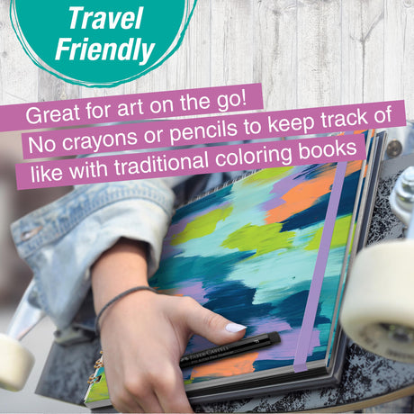 Faber-Castell Reverse Coloring & Doodling Book: Brights - Relaxing Adult Coloring Book for Anxiety, Reverse Coloring Book for Adults, Coloring Books for Adults Relaxation Faber-Castell