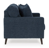 Signature Design by Ashley Bixler Classic Tufted Loveseat with Removable Cushions, Blue Signature Design by Ashley