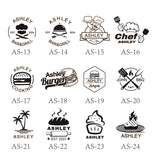 Custom Branding Iron for Food, Leather, and Wood - Personalised Burger Bun Stamp by Ashley0921 Ashley0921-custom personalized stamps-