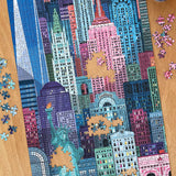 Genuine Fred NEW YORK by Little Friends of Printmaking, 1000 piece puzzle Sur La Table