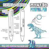 MYNT3D Professional Printing 3D Pen with OLED Display MYNT3D