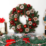 winemana 3 Pack 16.4 Ft Christmas Beads Ribbon, Christmas Tree Trim Rope with Santa Claus Snowman, Xmas Decorations for Garland, Wreath, Gift Wrapping, DIY Crafts Ornaments, Wedding Party Decor winemana