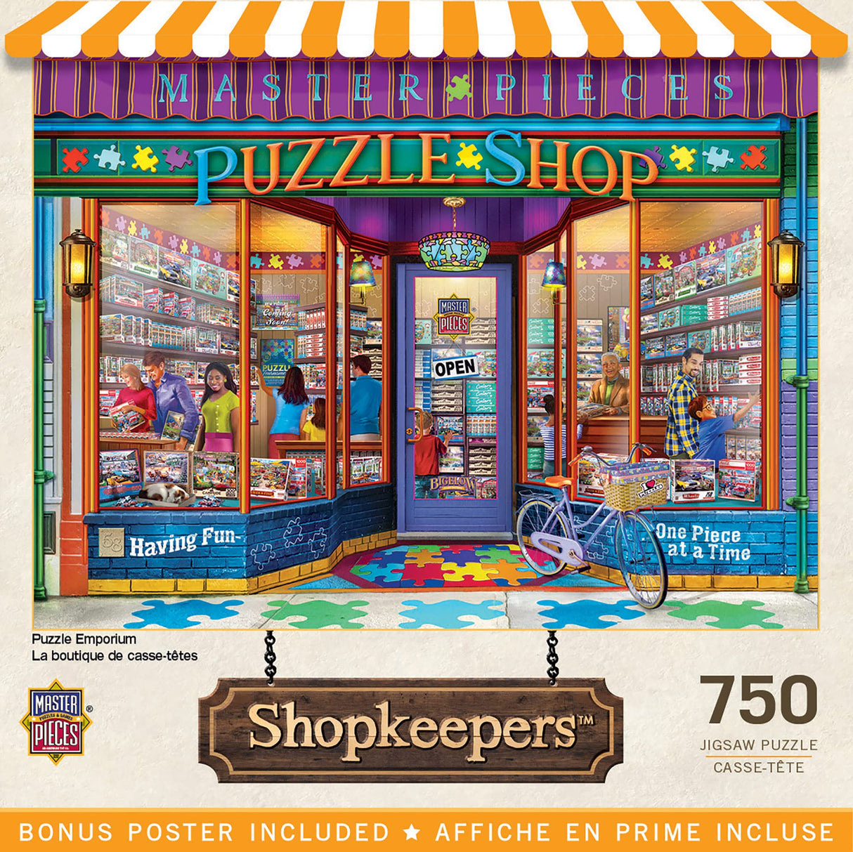 MasterPieces 750 Piece Jigsaw Puzzle for Adults, Family, Or Youth - Puzzle Emporium - 18"x24" Masterpieces
