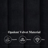 Allewie Queen Bed Frame, Velvet Upholstered Platform Bed with Vertical Channel Tufted Headboard, Mattress Foundation with Strong Wooden Slats, Box Spring Optional, Easy Assembly, Black Allewie