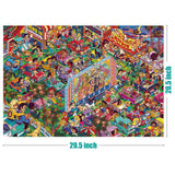 Antelope - 1000 Piece Puzzle for Adults, Drive-in Movie Jigsaw Puzzles 1000 Pieces - 1000 Pieces High Resolution, Matte Finish, Smooth Edging, No Dust Puzzle ANTELOPE