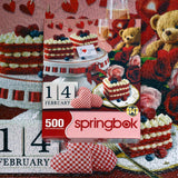 Springbok Valentines Day 500 Piece Jigsaw Puzzle for Adults and Families - Greaty Family Game Night Activity - Unique Precision Fit Pieces - Made in The USA Springbok