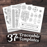 ArtSkills Leather Working Kit, Leather Tooling Kit with Tools, Stamps, Arts and Crafts Adult Project Kits, 80 pc ArtSkills