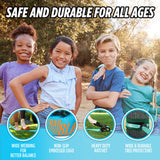 Complete Ninja Slackline Kit - 60ft Long Slack Line for Backyard for Kids & Adults with Ratchet Straps, Wider Tree Protectors - Slackline Kit for Ninja Warrior Obstacle Course for Kids Outdoor Playset Trailblaze