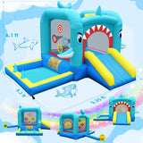 Culaluva Inflatable Bounce House: Jump Bouncer Castle Slide Combo - 7 in 1 for Kids 3-6 - with 370W Blower - for Indoor Outdoor Play CulaLuva