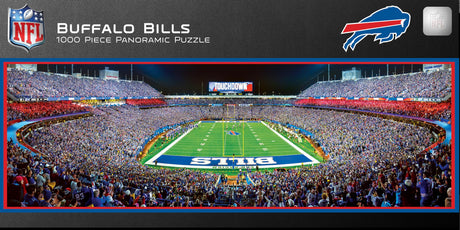 MasterPieces 1000 Piece Sports Jigsaw Puzzle - NFL Buffalo Bills Endzone View Panoramic - 13"x39" Masterpieces